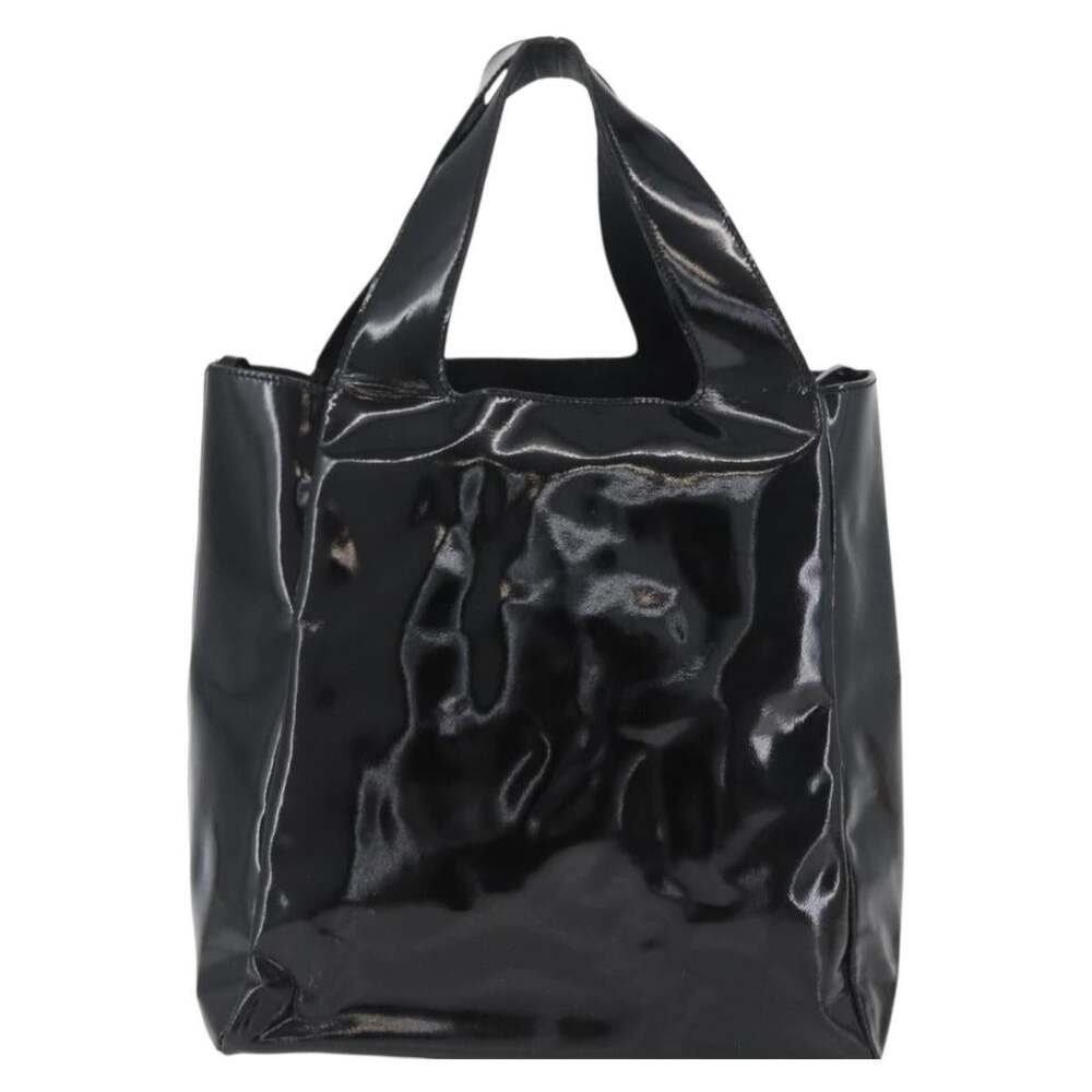 Prada Patent Leather Handbag Black